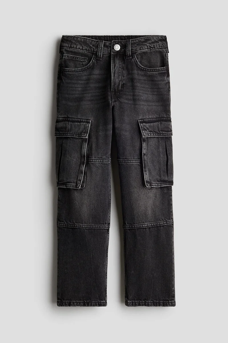 H&M Loose Fit Straight Leg Jeans