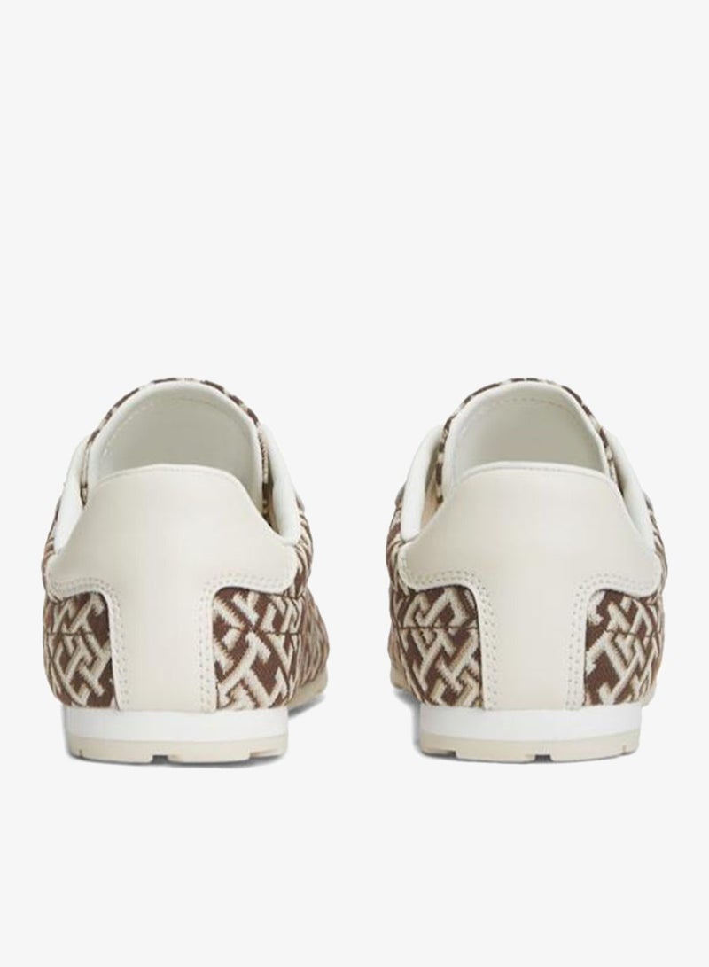 TOMMY HILFIGER TH Monogram Textile Trainers - Image 4