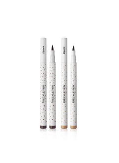 Marine Forest Freckle Pen 2 Colors Waterproof Long Lasting Quick Dry Small Spot Natural Like Face Freckle Makeup Pen, Dark Brown And Light Brown, Upgrade Design  - Image 1