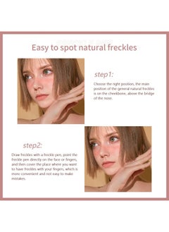 Marine Forest Freckle Pen 2 Colors Waterproof Long Lasting Quick Dry Small Spot Natural Like Face Freckle Makeup Pen, Dark Brown And Light Brown, Upgrade Design  - Image 5