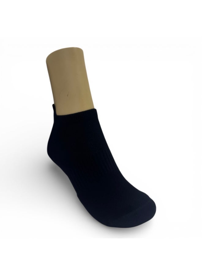 Aurleon Performance Ankle Socks – 3 Pack – Flat Seam Toe – Cushioned Sole – Arch Support – Made in Turkey - Image 2