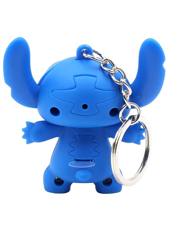 سلسله المفاتيح الاكثر تميز شكل استيتش ازرق بتنور وتعمل صوت هي افضل هديه لعيد الميلاد ولحبيبك او لطفلك - Image 2