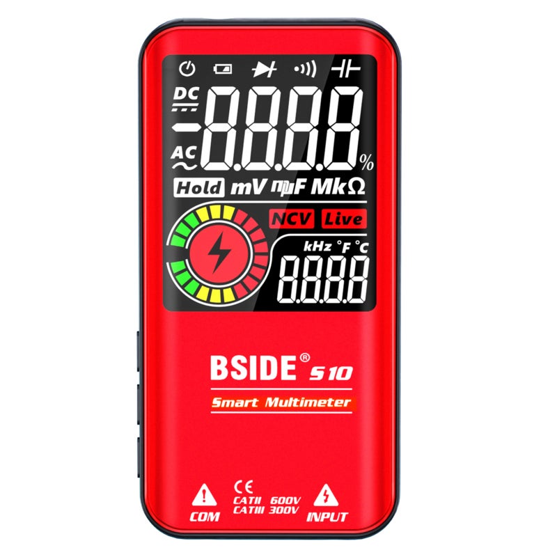 Digital Multimeter 3.5-Inch EBTN LCD High Precision Display - Multifunctional Auto Ranging 9999 Counts Voltmeter for Electrical Testing Home Industrial Use - Image 1
