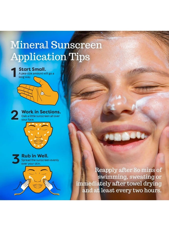 STREAM 2 SEA Spf 45 Every Day Kids Mineral Sunscreen 2.5 Fl Oz Biodegradable Paraben Free & Reef Safe Sunscreen For Face & Body For Kids Nongreasy Lightweight & Sheer Mineral Protection Against Uva & Uvb - Image 3