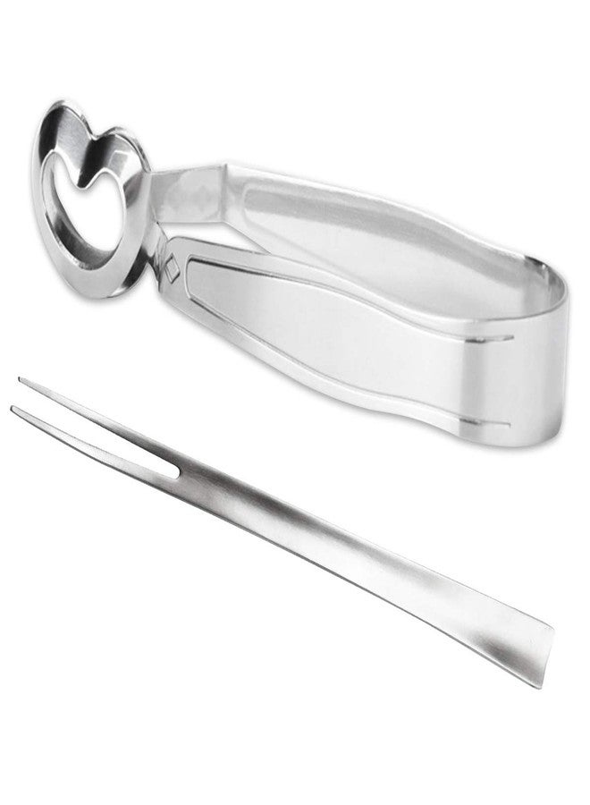 GOODFEER 6 PCS Escargot Tongs Stainless Steel Kitchen Food Tong with Seafood Forks for Snails, Fruit Salad, Cake, Tea Bag, Ice for Drinking, Square Sugar for Coffee, Dishwasher Safe - Image 4