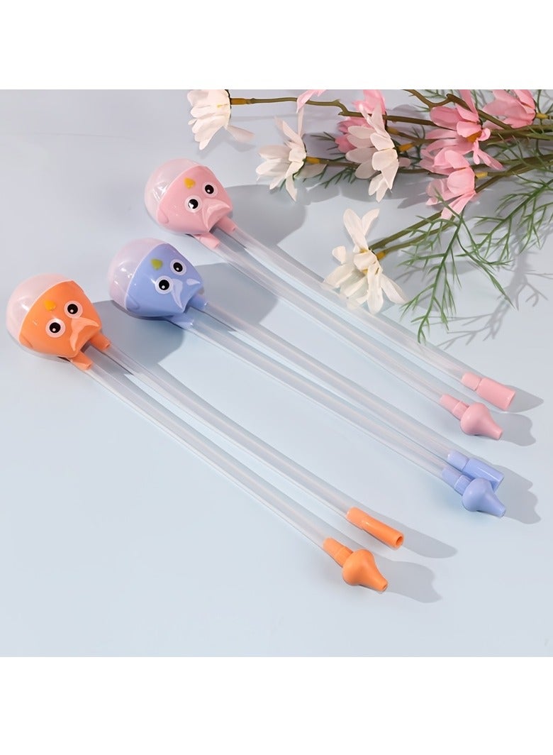 Cartoon Baby Nasal Aspirator - Easy Clean Silicone Mucus Sucker for Newborns - Image 4