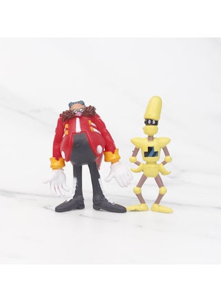 12-Piece Sonic Exclusively Designed The Hedgehog Action Figure Set Kids Toy Multicolour 5cm - view 5