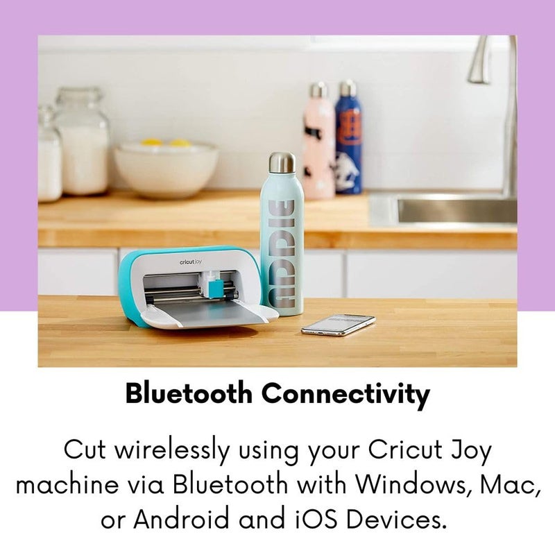 Cricut Cricut Joy Machine and Mini Easy Press with Tool Kit and Smart Iron-On Vinyl Sampler Bundle - Cutting Machine and Small Heat Press with HTV Accessories, Portable Die Cutting and Iron Pressing Machines  - Image 4