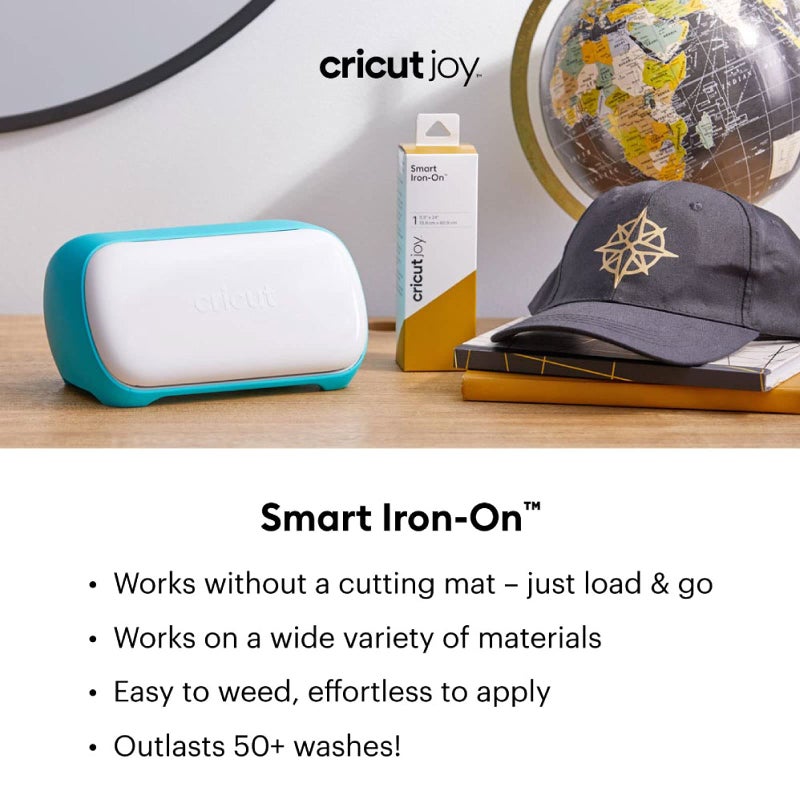 Cricut Cricut Joy Machine and Mini Easy Press with Tool Kit and Smart Iron-On Vinyl Sampler Bundle - Cutting Machine and Small Heat Press with HTV Accessories, Portable Die Cutting and Iron Pressing Machines  - Image 5