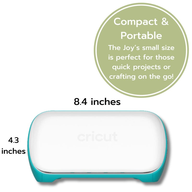 Cricut Cricut Joy Machine and Mini Easy Press with Tool Kit and Smart Iron-On Vinyl Sampler Bundle - Cutting Machine and Small Heat Press with HTV Accessories, Portable Die Cutting and Iron Pressing Machines  - Image 2