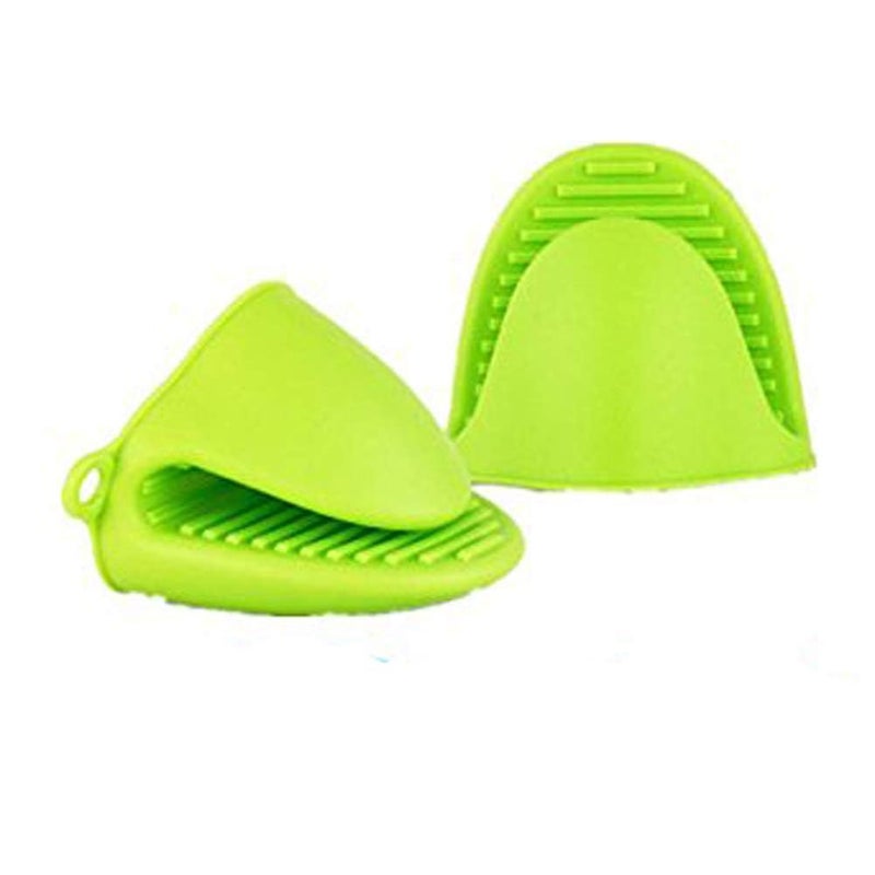 WINDSELL WINDSELL 2 Pcs Silicone Heat Resistant Cooking Pinch Mitts Microwave Oven Hand Gloves Baking Oven Gloves Cooking Pinch Mitts Silicone Mini Microwave Oven Mitts Gloves Multicolor 1 Pair 