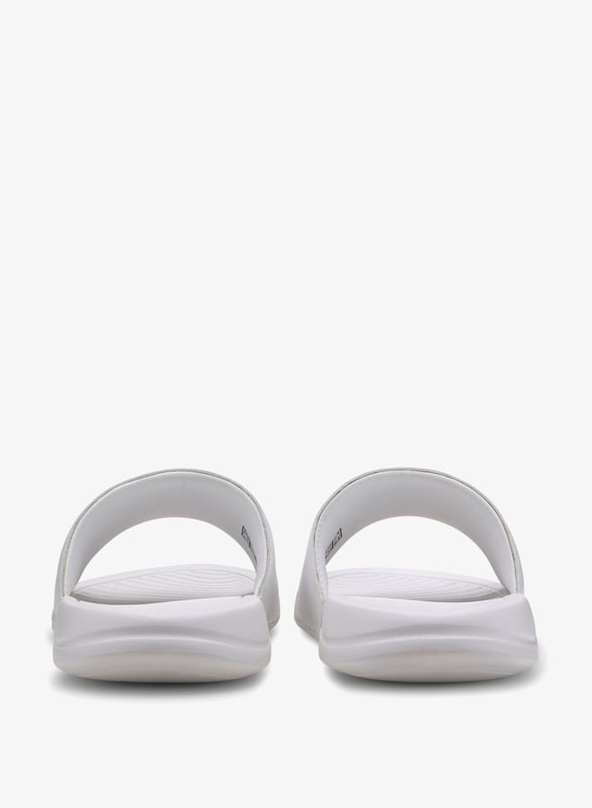 PUMA Mens Logo Print Slip-On Slides - Image 3