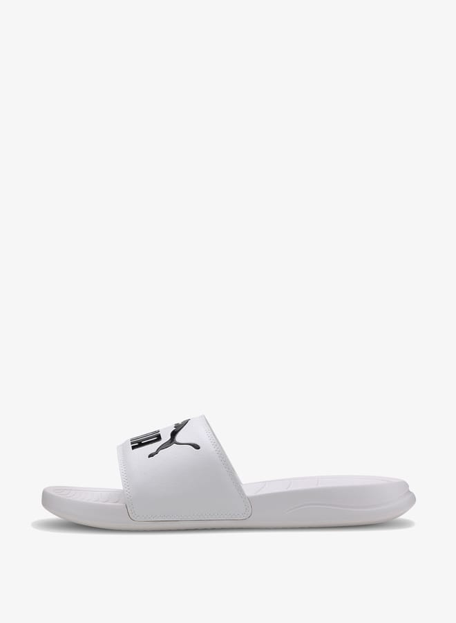 PUMA Mens Logo Print Slip-On Slides - Image 4
