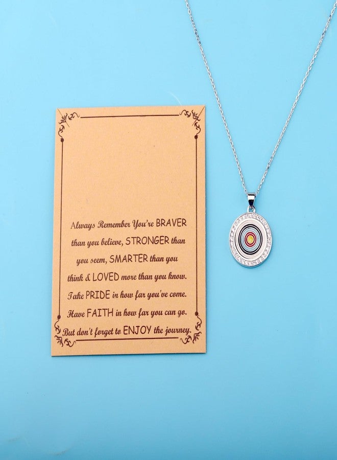 BNQL Archery Necklace Archery Gifts for Archery Lovers Archery Jewelry Gifts Archery Gift Archery Target Necklace Charm - Image 5