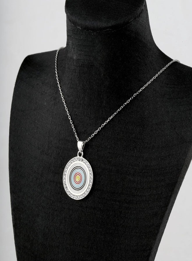 BNQL Archery Necklace Archery Gifts for Archery Lovers Archery Jewelry Gifts Archery Gift Archery Target Necklace Charm - Image 4