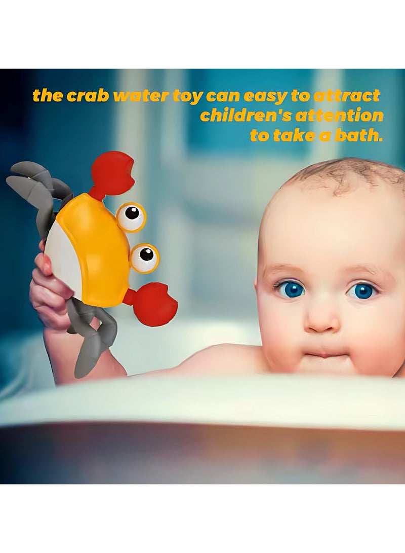 Twisoo Electric Crawling Crab Baby Toy – Interactive Musical Toy with LED Lights & Obstacle Avoidance, Fun Toddler Learning Toy for Crawling Development, Gift for Babies & Kids 6+ Months ( Yellow ) - Image 2