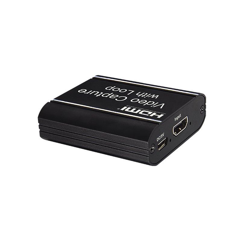 بطاقة التقاط الفيديو عالية الدقة مع خيار التسجيل الدائري عالي الدقة بطاقة التقاط USB 3.0 محول الفيديو البث المباشر مدخلات 4K ومخرجات 1080P 60 إطارًا في الثانية اللون الأسود - Image 2