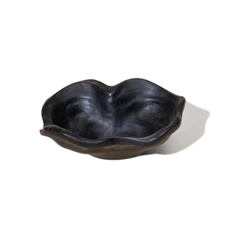Muun Home MUUN HOME Kai Organic Decorative Marble Bowl - Charcoal, Small