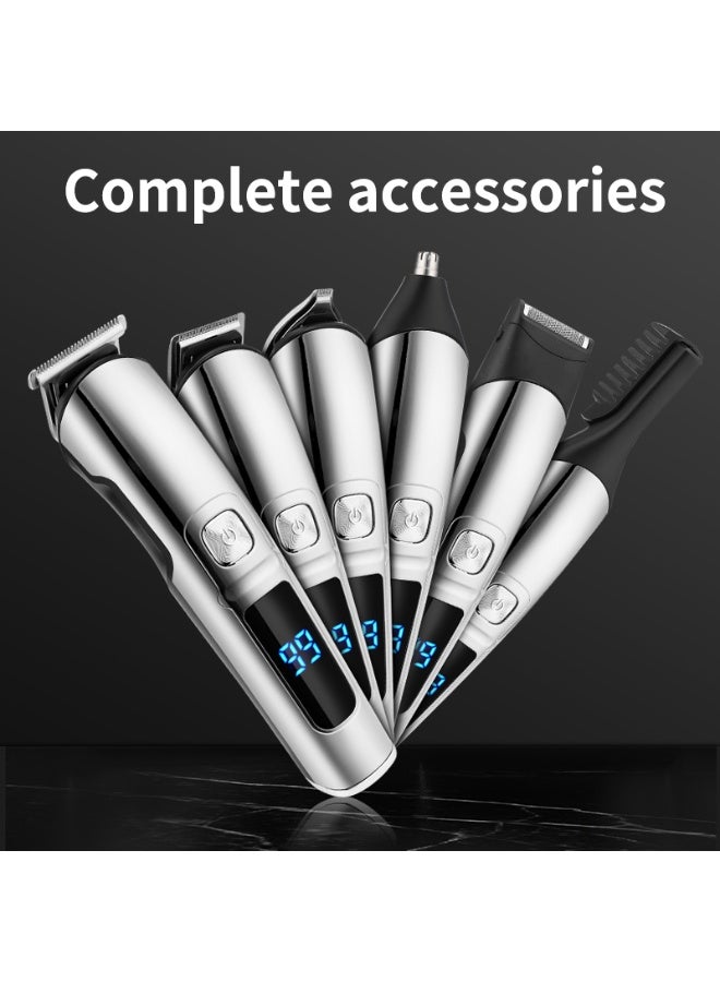 Electric Hair Trimmer for men,11-in-1  Body Shaver Groomer Safe Suitable, Shaver Rechargeable Waterproof Wet And Dry,black - Image 3