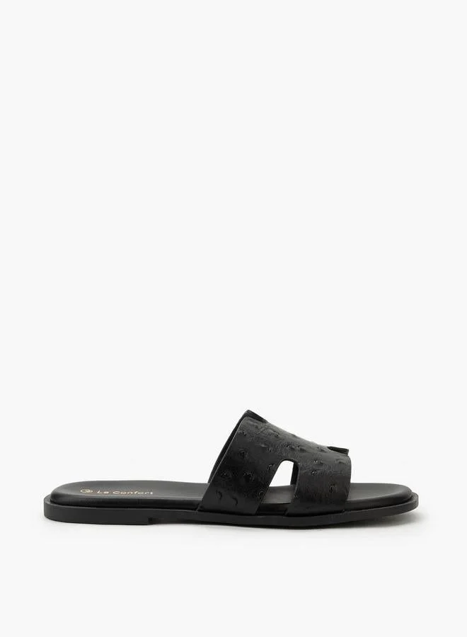 Women Textured Slip-On Sandals