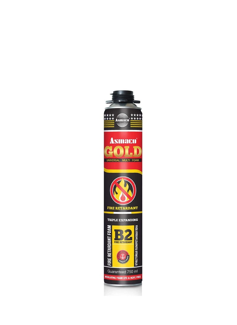 Asmaco - Asmaco Pu Foam Gold 750ml - Image 1