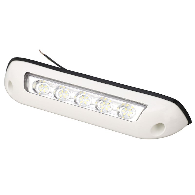 8in White RV Awning Light Strip 30 LED Beads IP67 Waterproof - 40° Downward 20° Forward Tilt Illumination for RVs Boats Trucks - Image 3