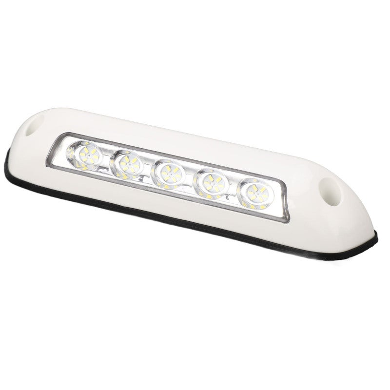 8in White RV Awning Light Strip 30 LED Beads IP67 Waterproof - 40° Downward 20° Forward Tilt Illumination for RVs Boats Trucks - Image 5