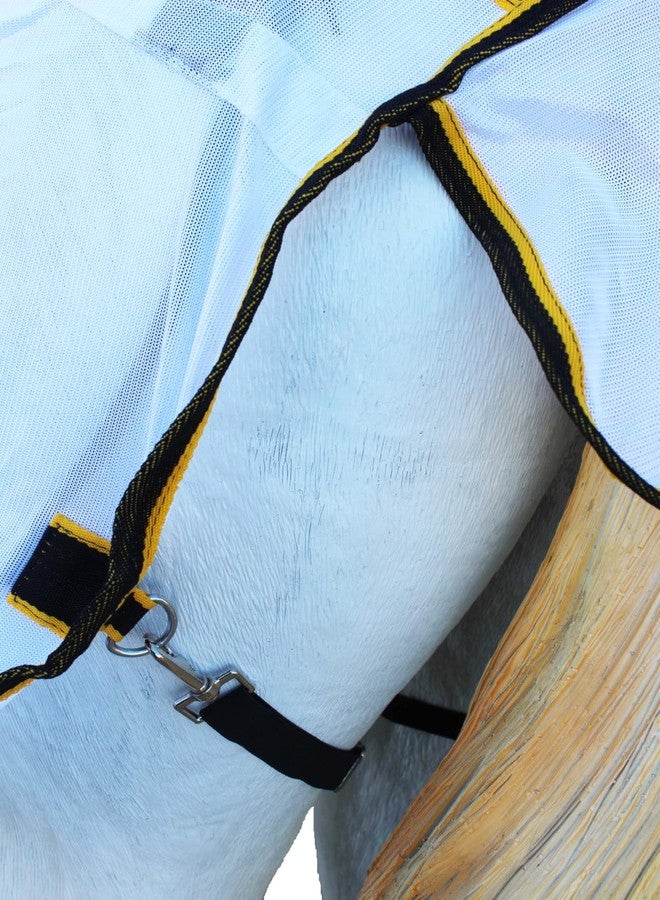 تشالنجر ملاءة شبكية خفيفة الوزن للخيول مقاس 64 بوصة، مناسبة لفصلي الصيف والربيع، تسمح بمرور الهواء (رقم الموديل: 73433) - Image 4