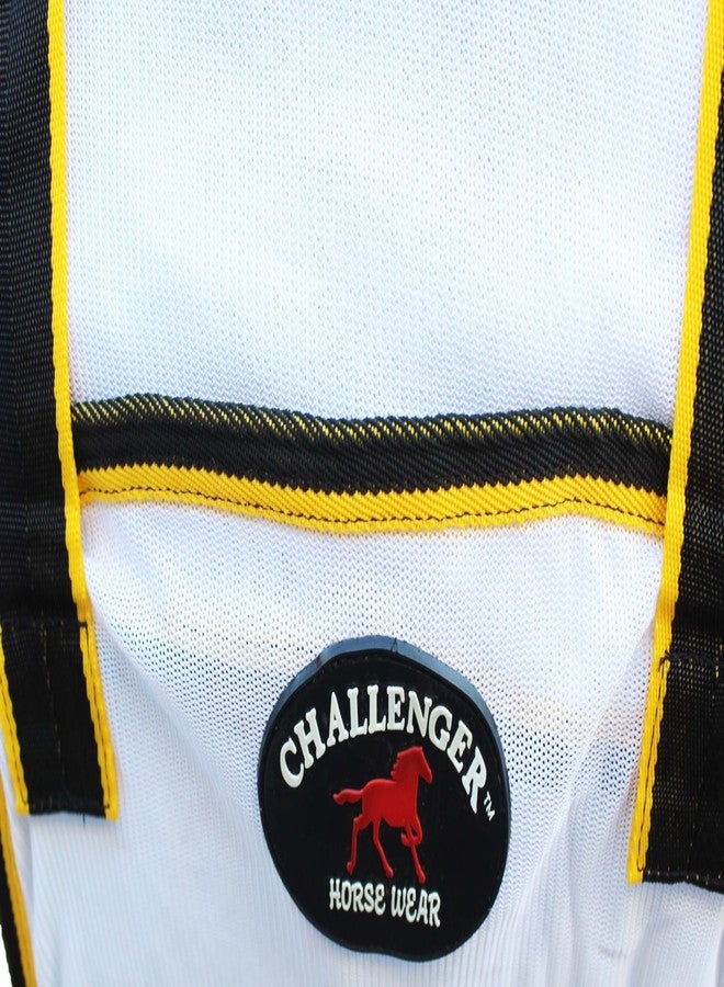 تشالنجر ملاءة شبكية خفيفة الوزن للخيول مقاس 64 بوصة، مناسبة لفصلي الصيف والربيع، تسمح بمرور الهواء (رقم الموديل: 73433) - Image 3