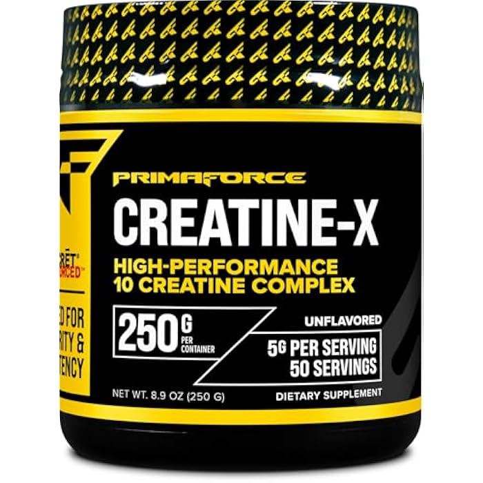Primaforce بريما فورس كرياتين-X 250 جرام - مركب كرياتين عالي الأداء 10 - بدون نكهة - Image 1