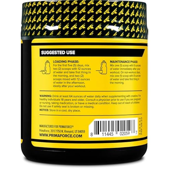 Primaforce بريما فورس كرياتين-X 250 جرام - مركب كرياتين عالي الأداء 10 - بدون نكهة - Image 3