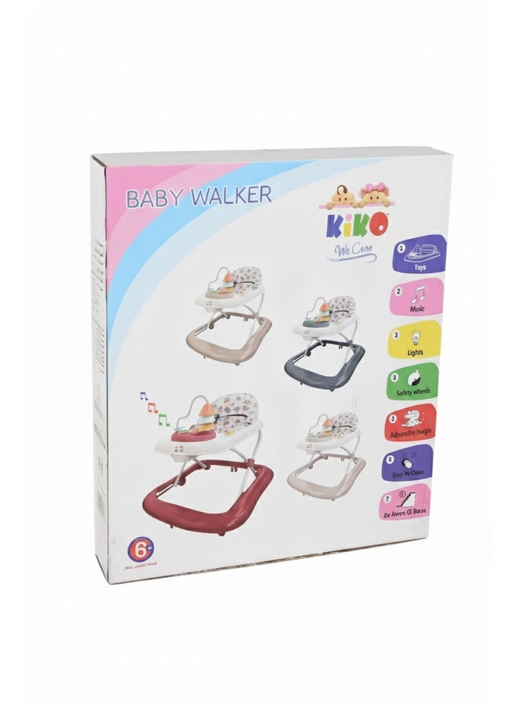 KIKO BABY WALKER WITH MUSIC - 8 WHEELS - Image 4
