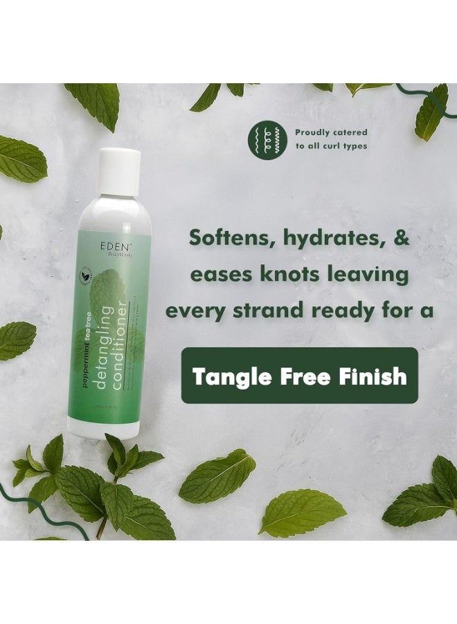 EDEN BodyWorks Peppermint Tea Tree Conditioner | 8 oz | Refresh & Soothe Scalp, Moisturize & Detangle Hair - Packaging May Vary - Image 3