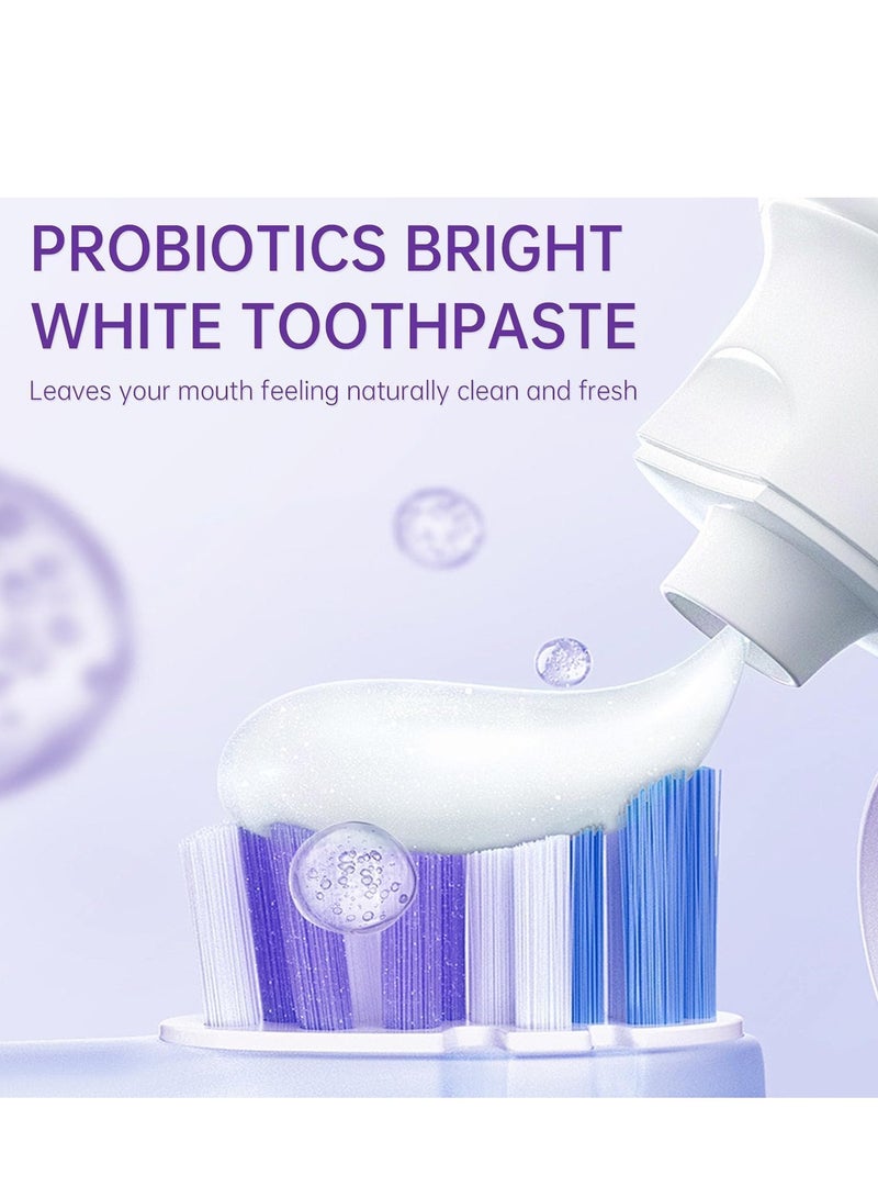 GROEI 7pro Intense Toothpaste, 7pro Intense Whitening Toothpaste With 7 Probiotics For Teeth, Natural Deep Cleaning Care toothpaste, Deep Enamel Repair & Long-Lasting Freshness (140g) - Image 5