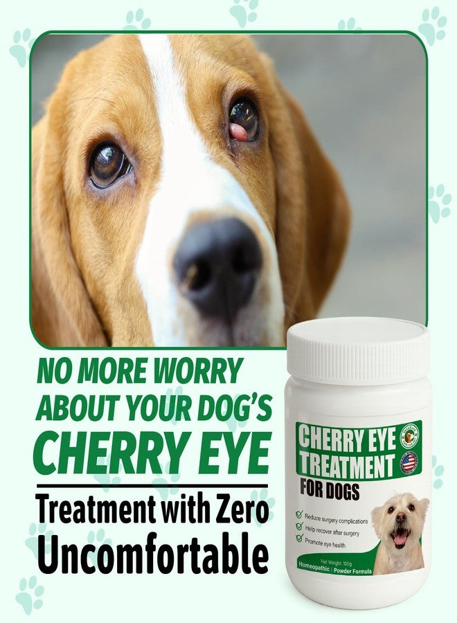 VetaSure Cherry Eye Treatment for Dogs, Terra-CIN for Conjunctivitis, Reduces Redness and Swelling, Homeopathic Health Powder Formula, 100g - Image 2
