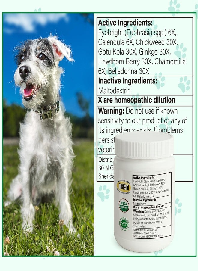 VetaSure Cherry Eye Treatment for Dogs, Terra-CIN for Conjunctivitis, Reduces Redness and Swelling, Homeopathic Health Powder Formula, 100g - Image 4