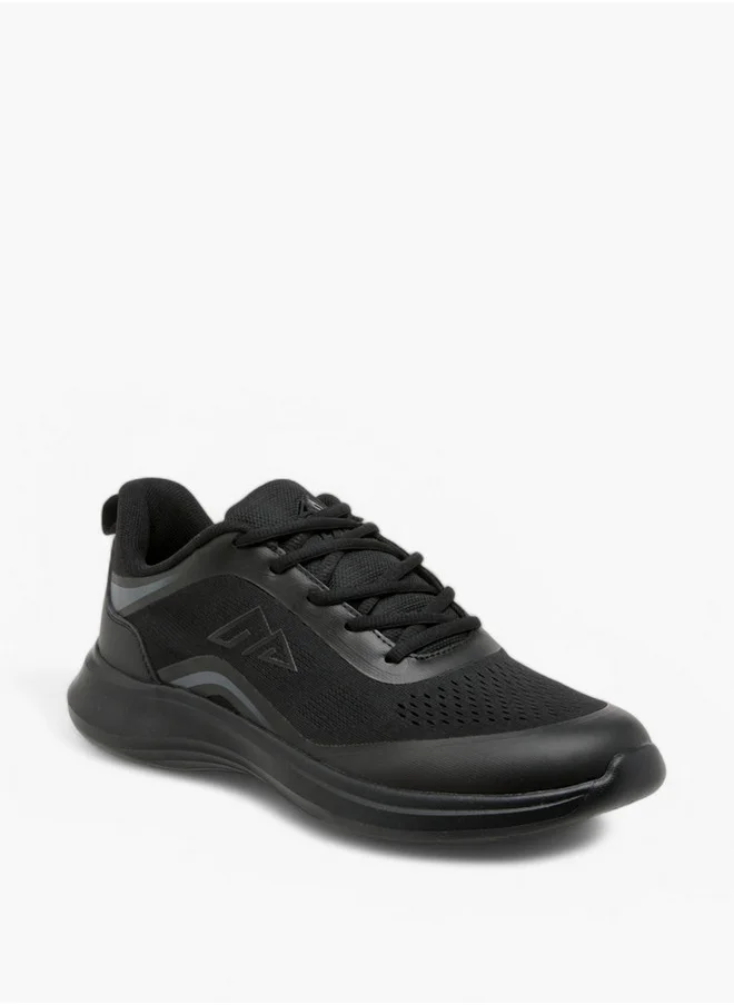 Oaklan by Shoexpress Textured Sports Shoes with Lace-Up Closure
