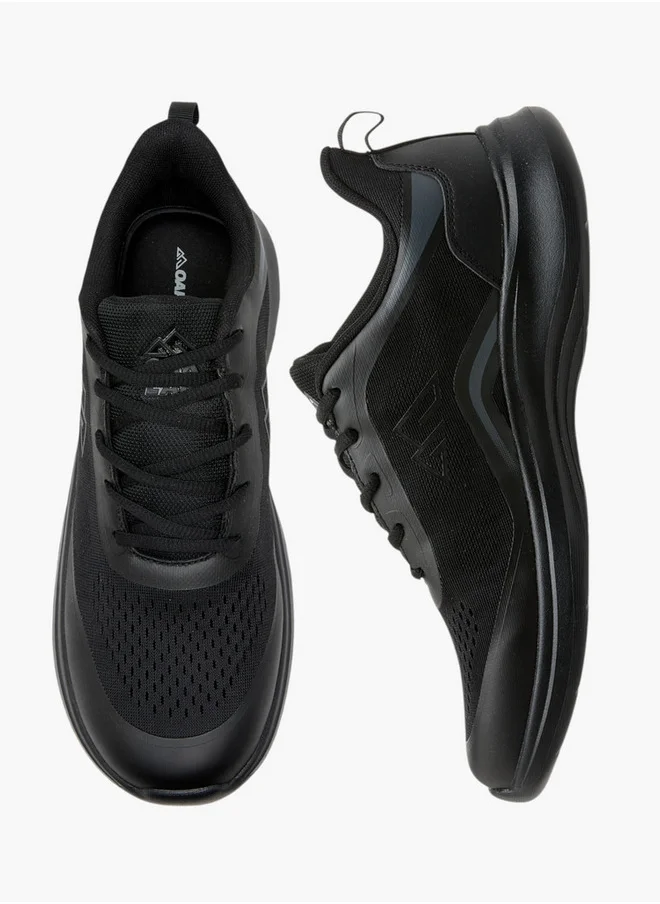 Oaklan by Shoexpress Textured Sports Shoes with Lace-Up Closure