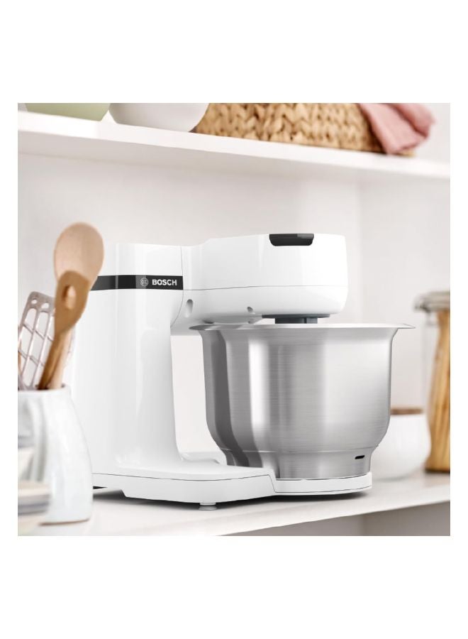 BOSCH MUM Series 2 Kitchen Machine, 3.8L Bowl | Your Compact Baking Powerhouse MUMS2EW30G white - Image 5