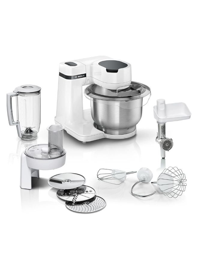 BOSCH MUM Series 2 Kitchen Machine, 3.8L Bowl | Your Compact Baking Powerhouse MUMS2EW30G white - Image 2