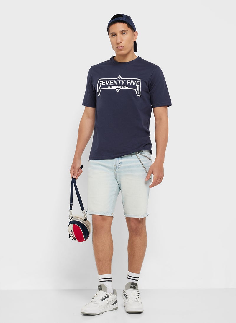 Seventy Five Graphic Print Oversized T-Shirt - Image 4