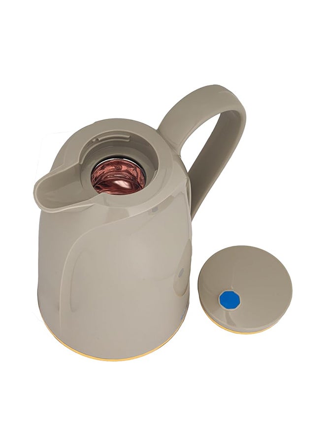 Alsaif Alsaif Blu Coffee And Tea Vacuum Flask , Leak-Proof And Keeps Drinks Hot, 1L , Dark Grey/Gold  - Image 4