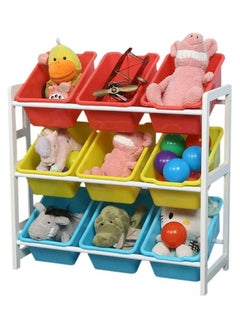Children Deluxe Multi-Bin Toy Organizer with Storage Bins Toy Boxes and Storage Toy Box Storage