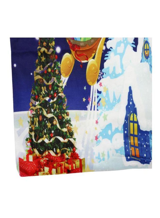 NIBEMINENT Santa Claus Sofa Cushion Cover Blue/White/Red 45 X 45centimeter - Image 4