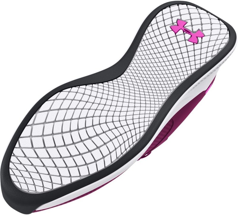 Under Armour Women's Charged Aurora 2 Running Shoes - Purple Gemini/White/Vivid Magenta - Image 3