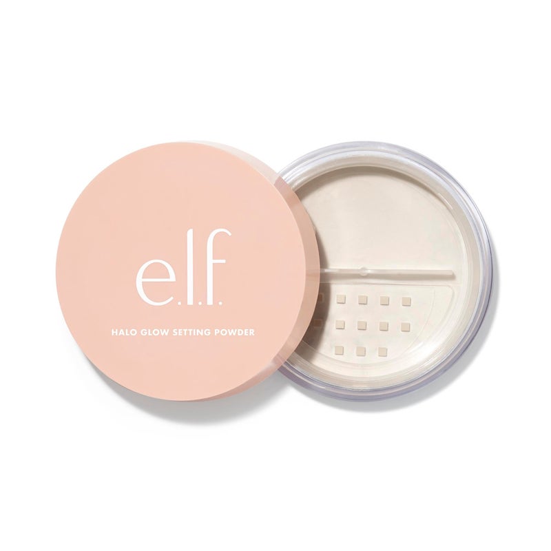 elf Halo Glow Soft Focus Setting Powder Silky Setting Powder For Creating Soft Glow Without Shine Smooths Pores Lines Light