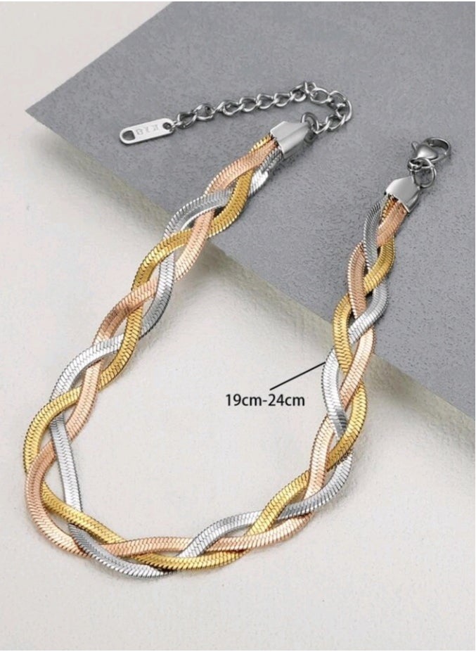 FIFTY 50 - High Quality Stainless Steel Trendy Bracelet For Women - Image 1