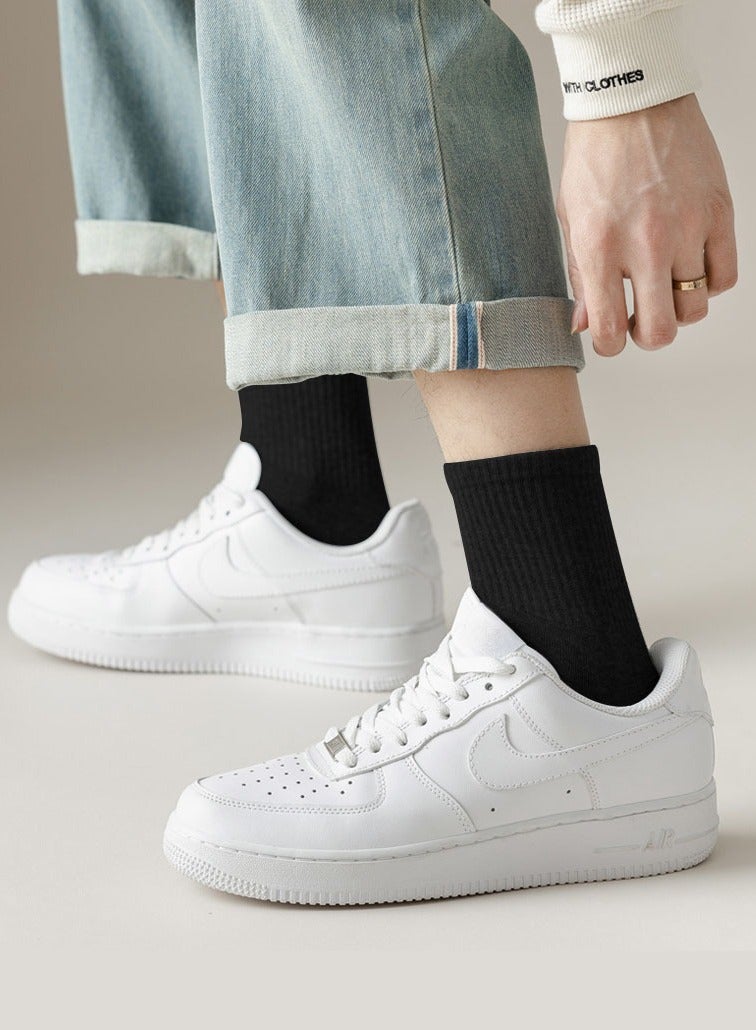 10 أزواج من الجوارب التي تستخدم لمرة واحدة للرجال والنساء ، ممتصة للعرق وقابلة للتنفس ، مناسبة لرحلات العمل والتخييم - Image 3