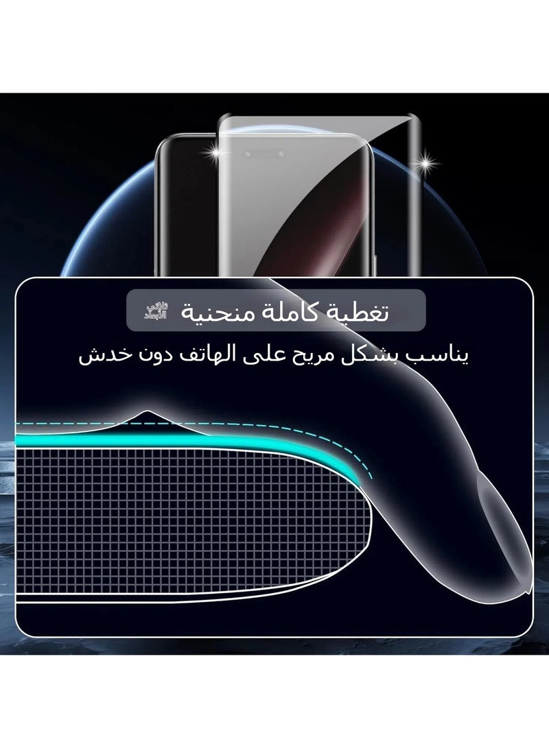 general 2 Pieces For Honor Magic 6 RSR Screen Protector Scratch Resistant 9H Hardness Screen Protector Full Coverage Tempered Glass - Image 3