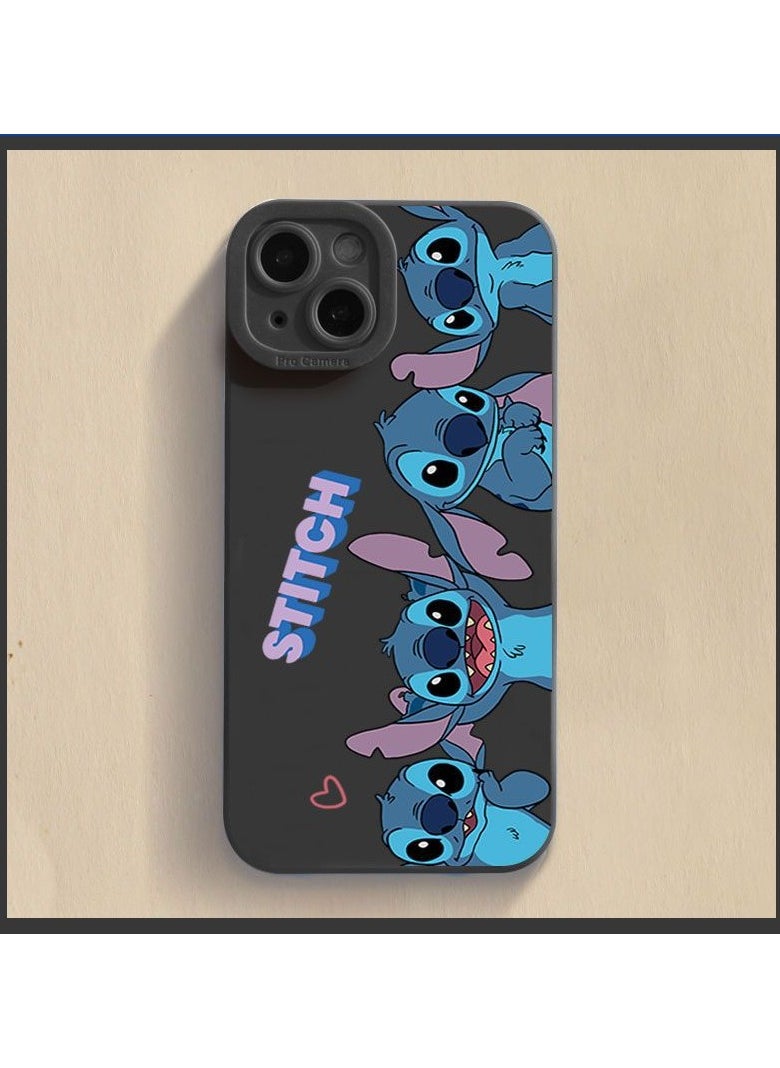 IPhone 15 mobile phone case case, with soft liquid silicone protection, scratch-proof and shock-proof accessories, ultra-thin protective back cover, comfortable touch and anti-lost mobile phone chain.